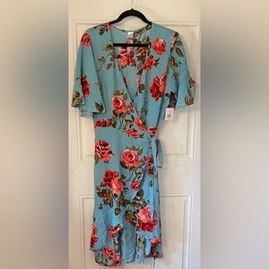 NWT Skye Floral Wrap Dress